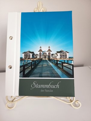 A4 - Seebrücke photo bleue